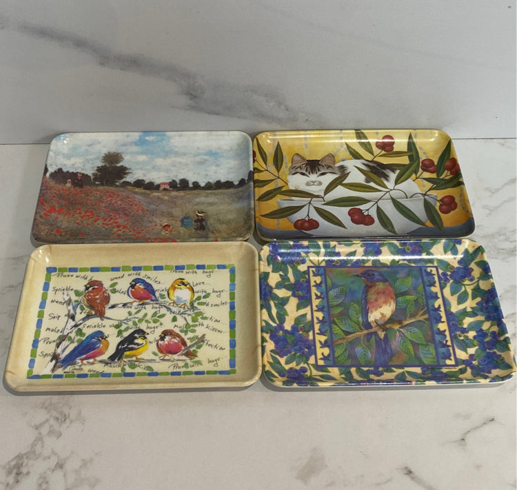 Set of 4 Italy Trays