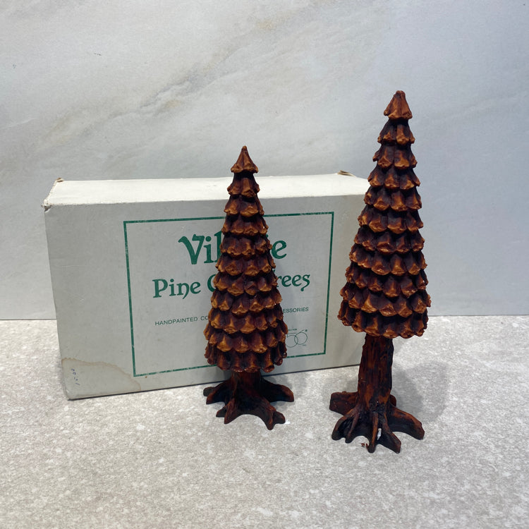 Dept. 56 Pine Cone Trees