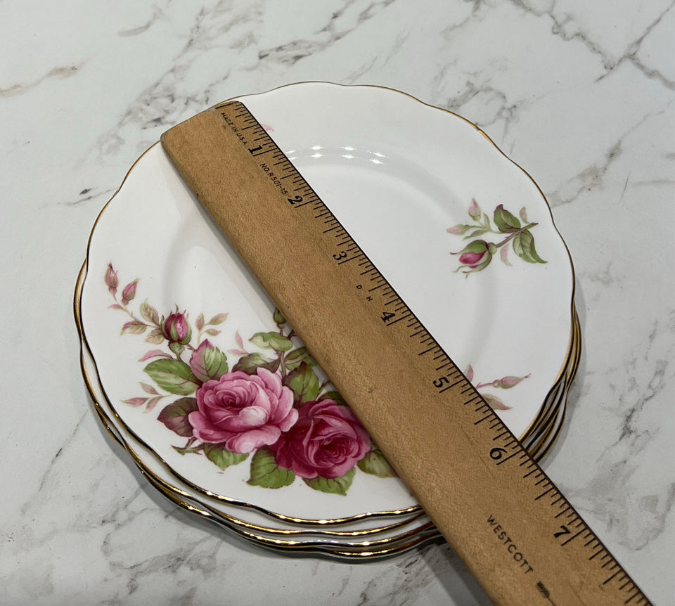 Set of 5 England plates