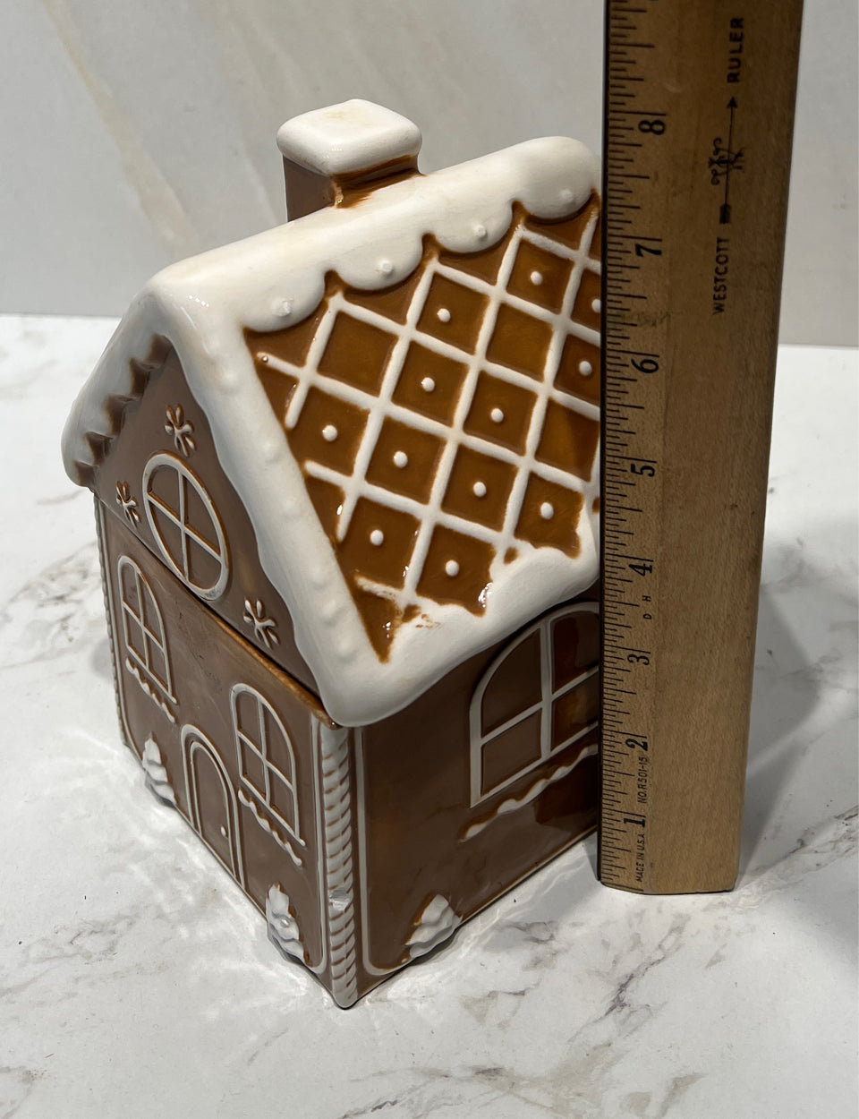 Gingerbread Covered Jar