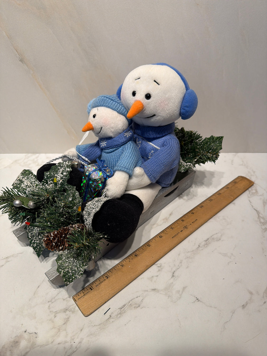 Snowman on Sleigh