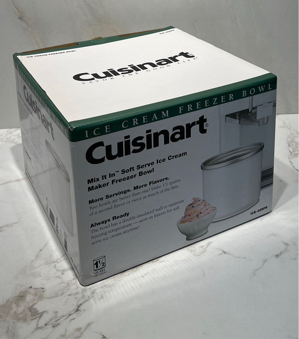 Cuinsinart Soft Serve Ice CReam Maker Freezer Bowl