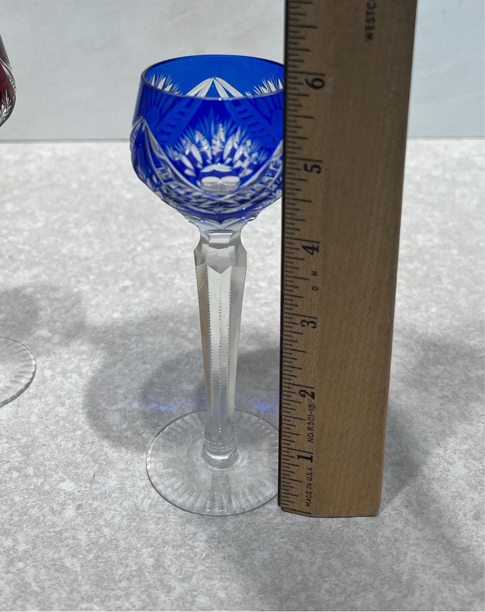 Set of 4 Nachtmann Cut to Clear Cordials