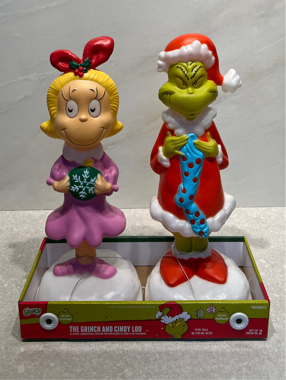 The Grinch and Cindy Lou Blow Mold