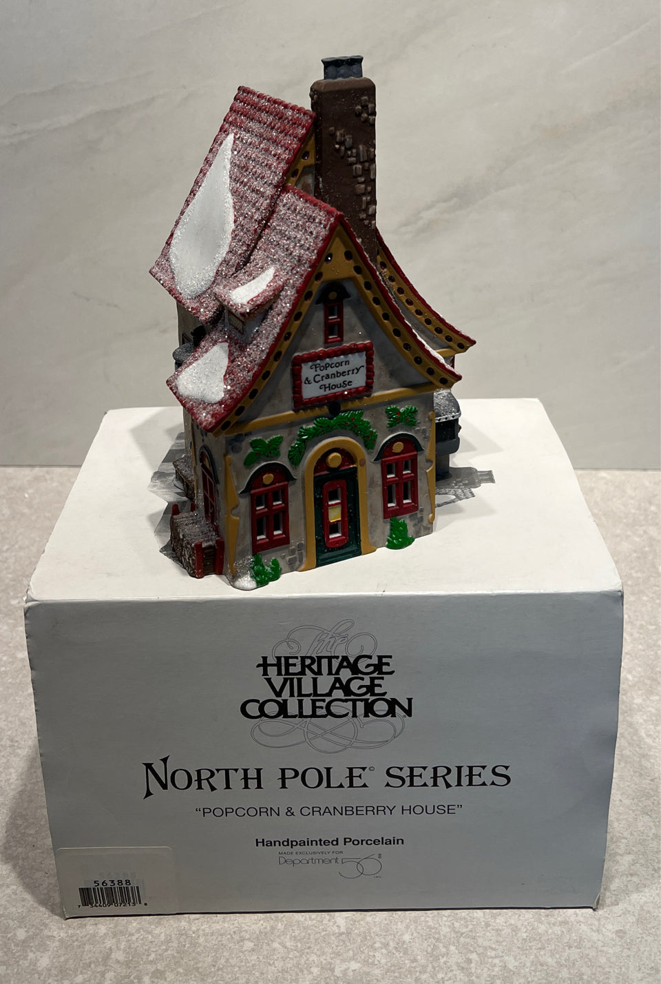 Dept. 56 Popcorn & Cranberry House