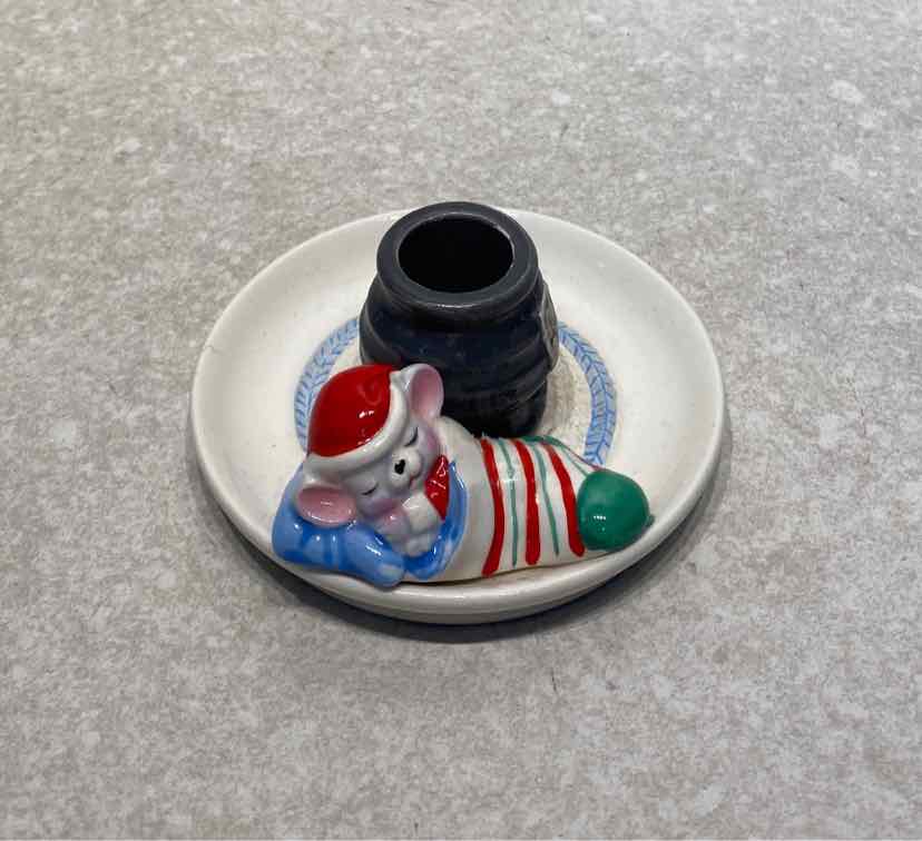 Vintage Mouse Candleholder