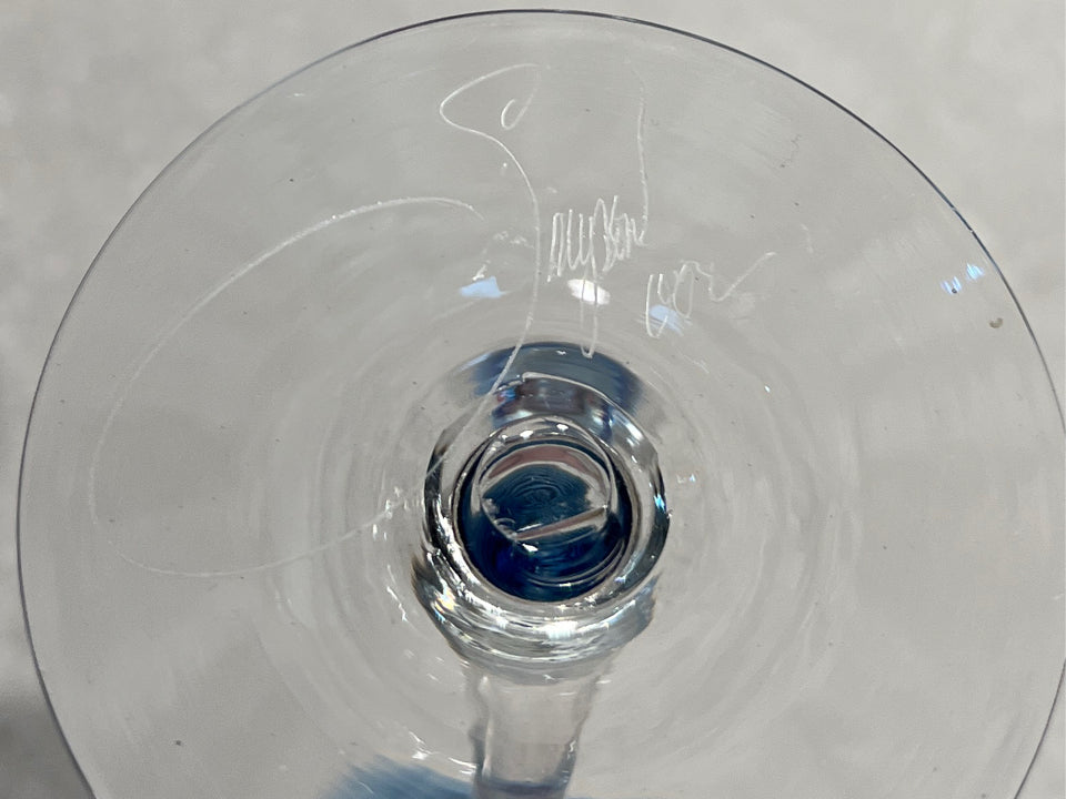Josh Simpson Signed Set of 2 Glasses