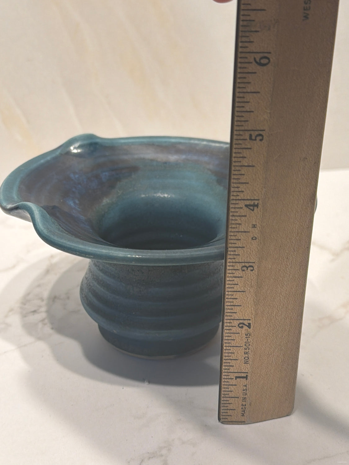 Sturbridge Pottery Vase with Frog