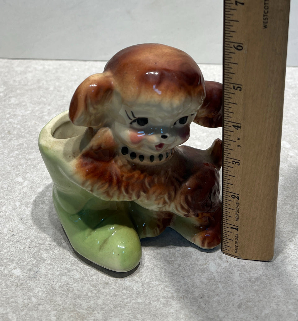 Vintage Shawnee Puppy Planter