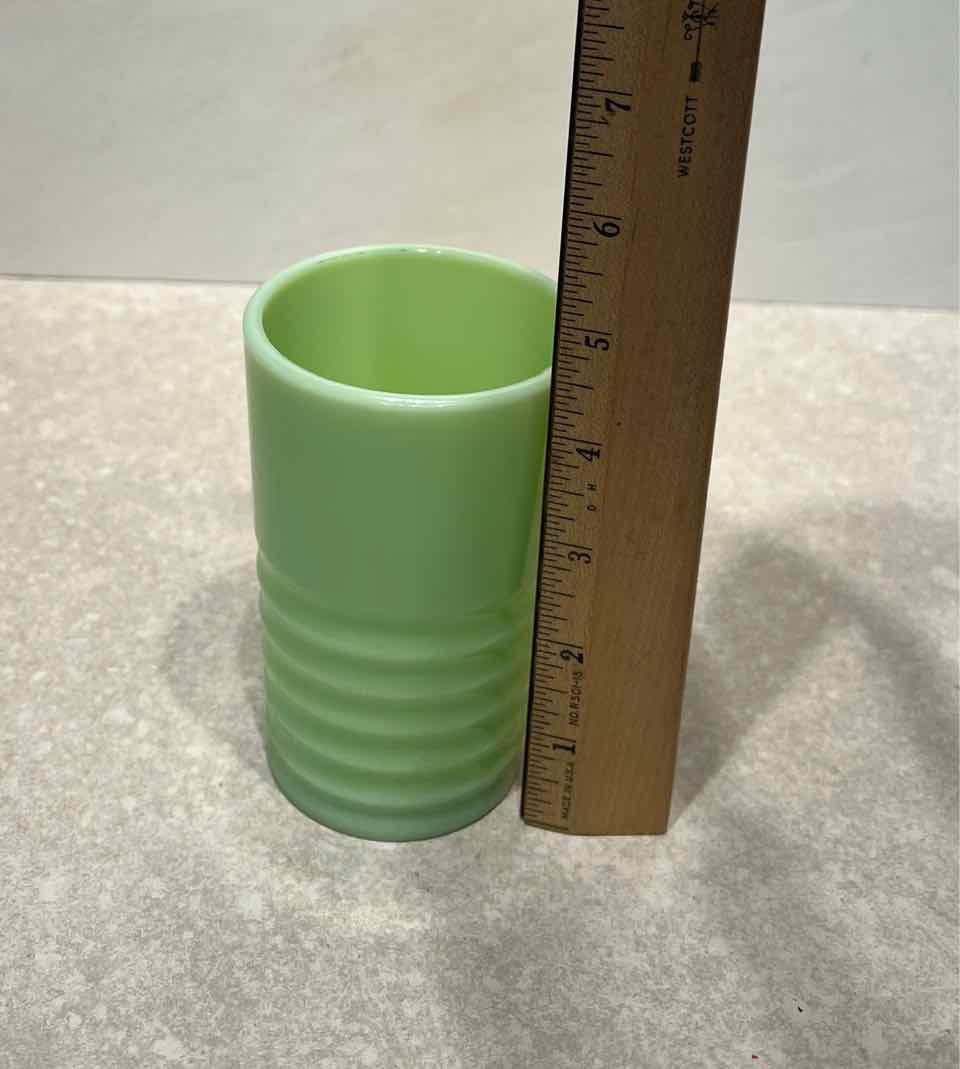 Jadeite Ribbed Tumbler
