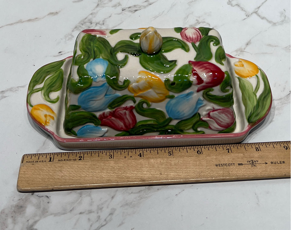 Temptations Covered Butter Dish