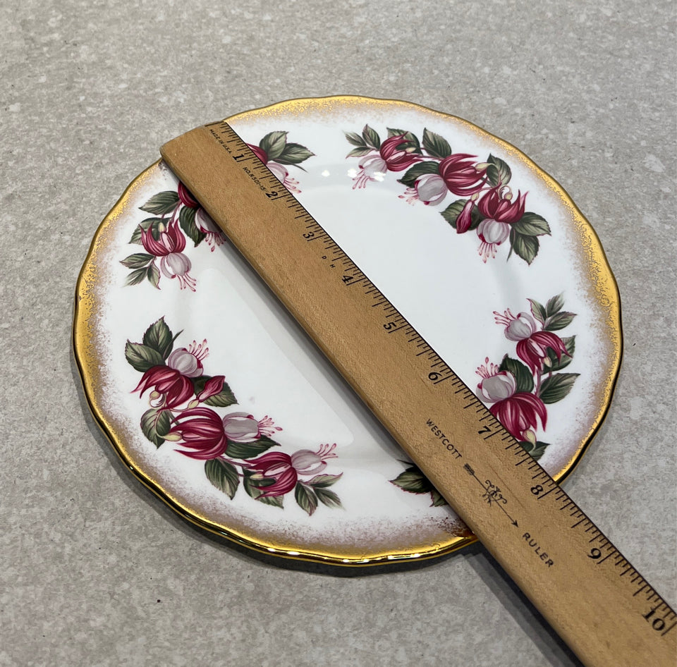 England "Fuchsia" Plate