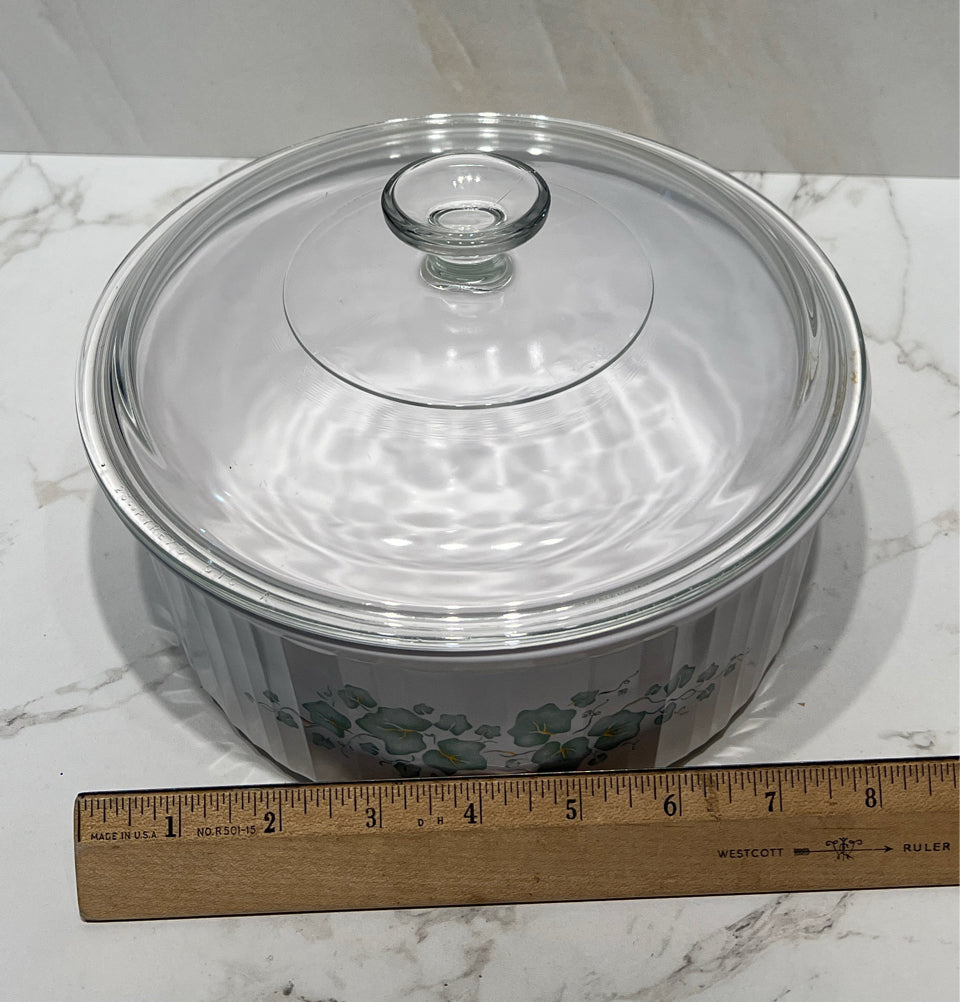 Covered Corning Ware Dish
