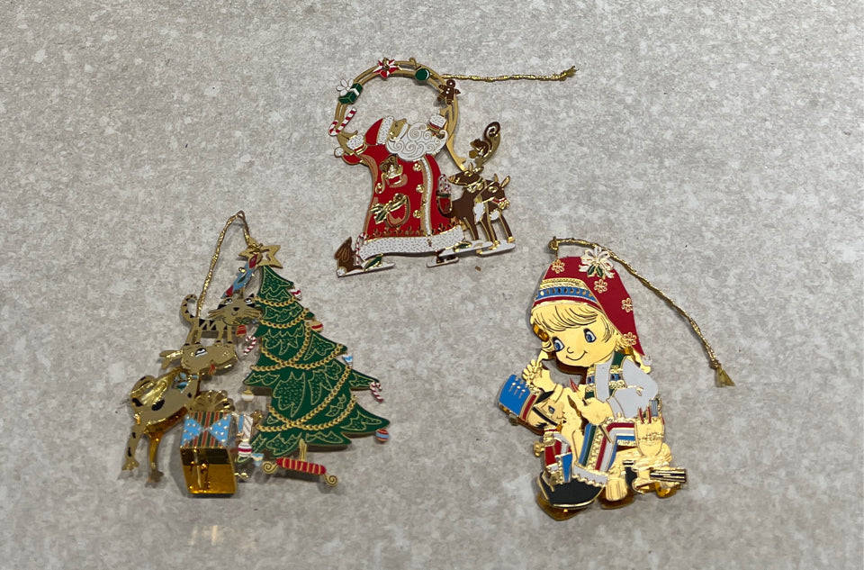 Set of 3 Ornaments
