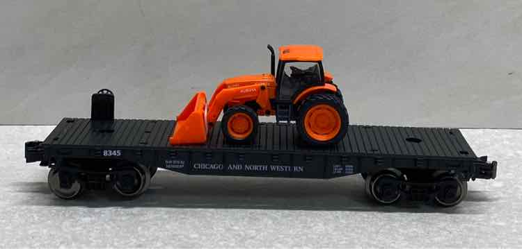 Chicago Flat Car with Kubota Tractor