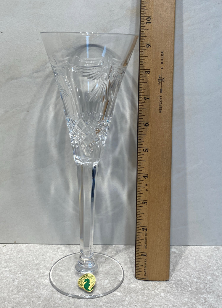 Set of 2 Waterford Crystal Champagne Glasses