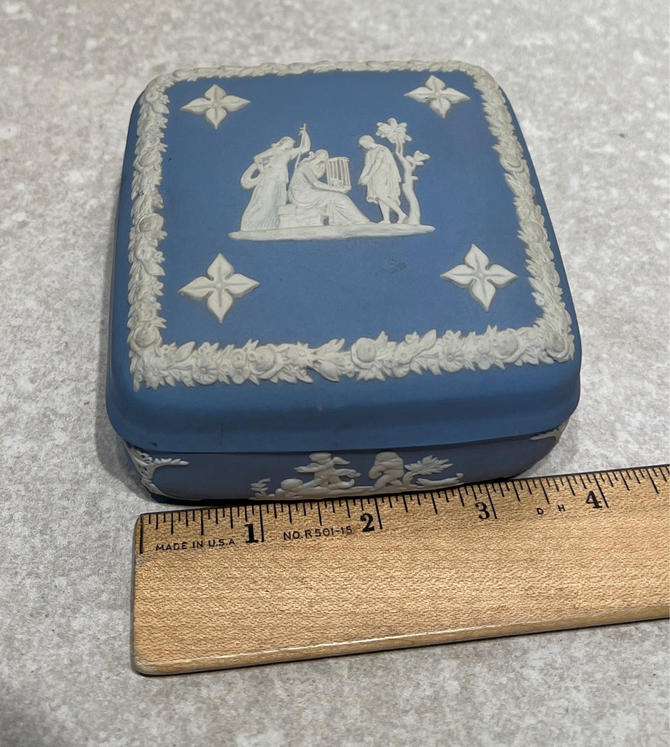 Covered Wedgwood Trinket Box