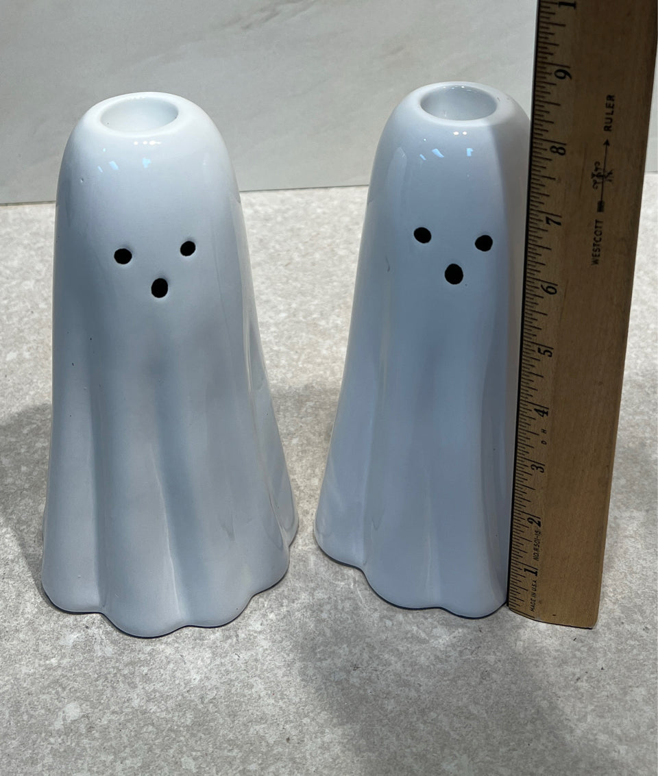 Pair of Ghost Candleholders