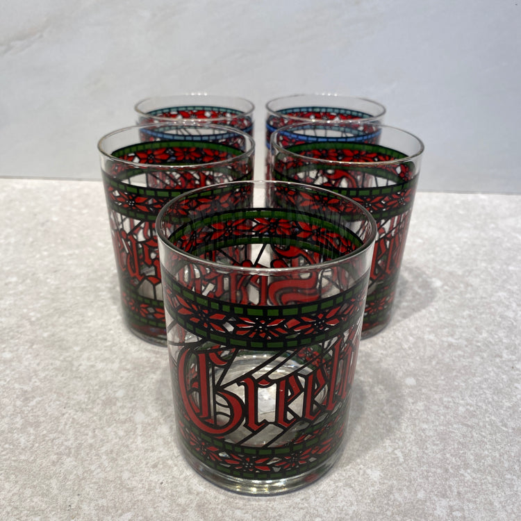 Set of 5 Glasses