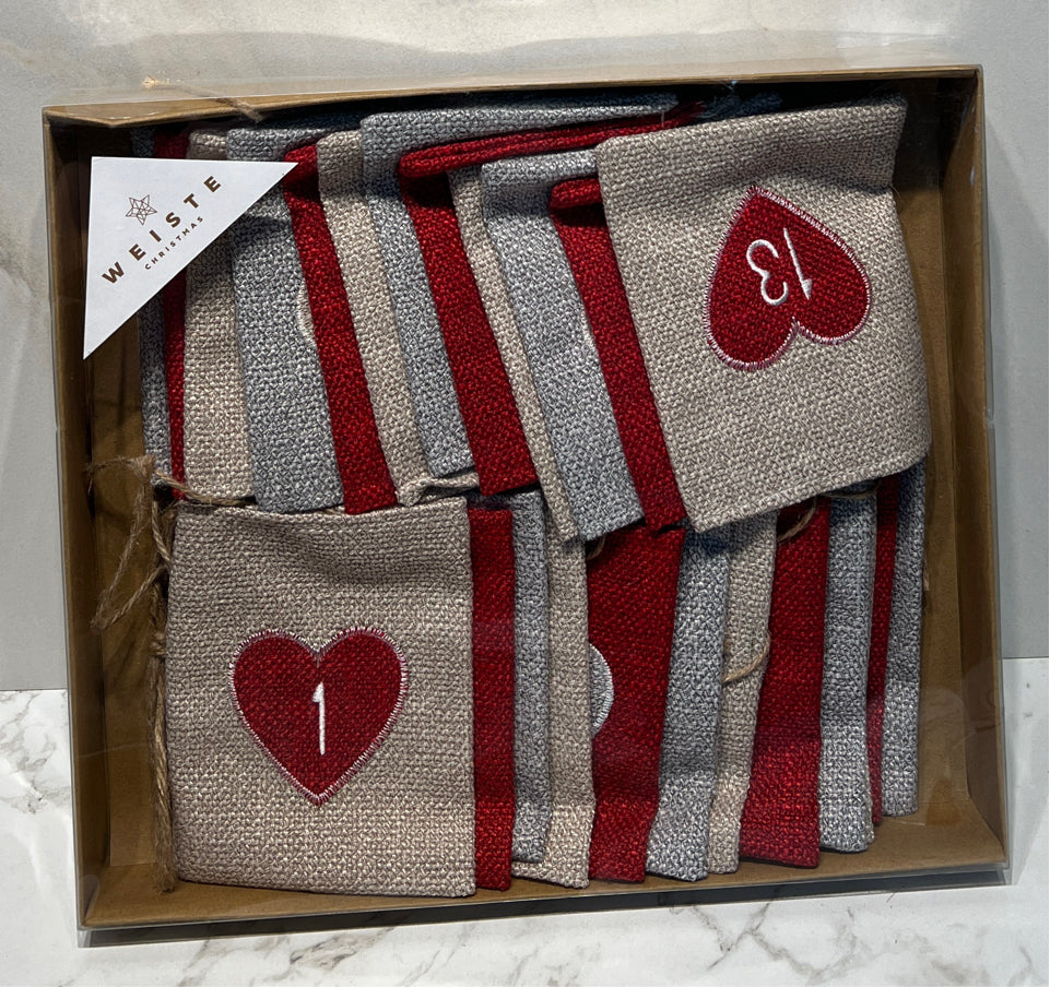 Fabric Garland Advent Calendar