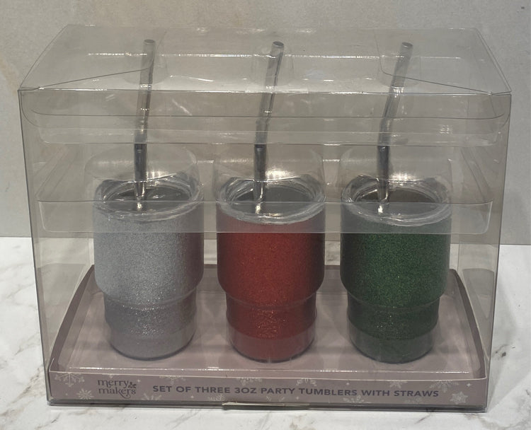 Tumblers with Straws