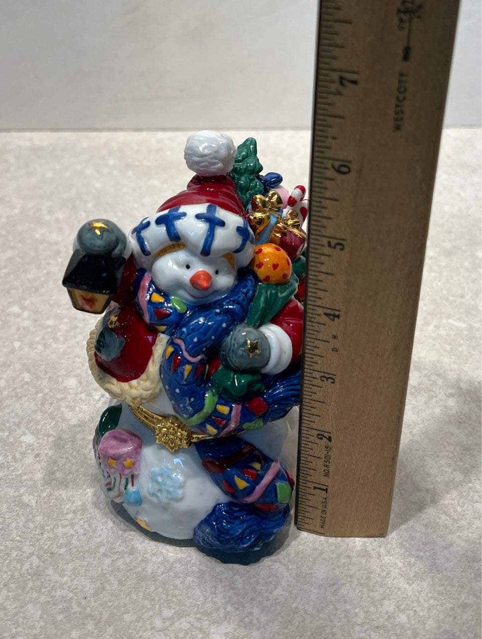 Snowman Trinket Box