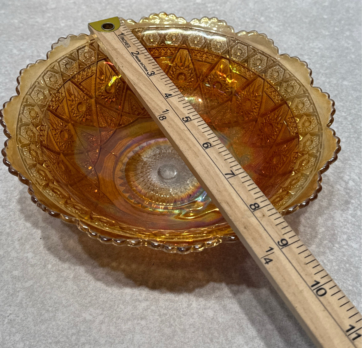 Carnival Glass Bowl