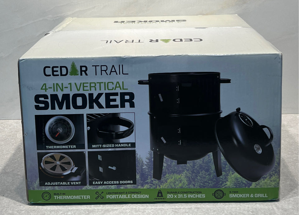 Cedar Trail 4-In-1 Vertical Smoker