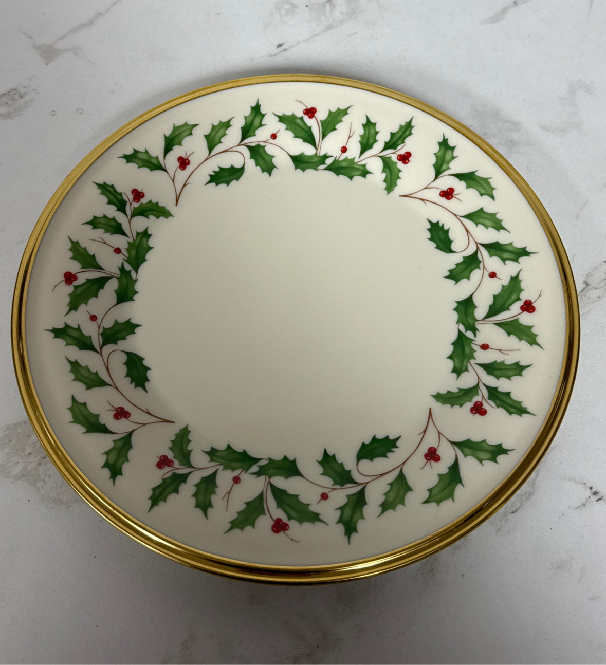 Lenox Holiday Plate 8"