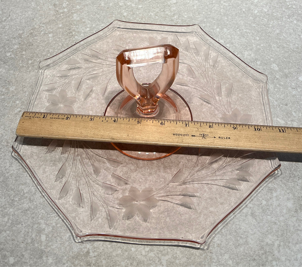 Handled Pink Dish