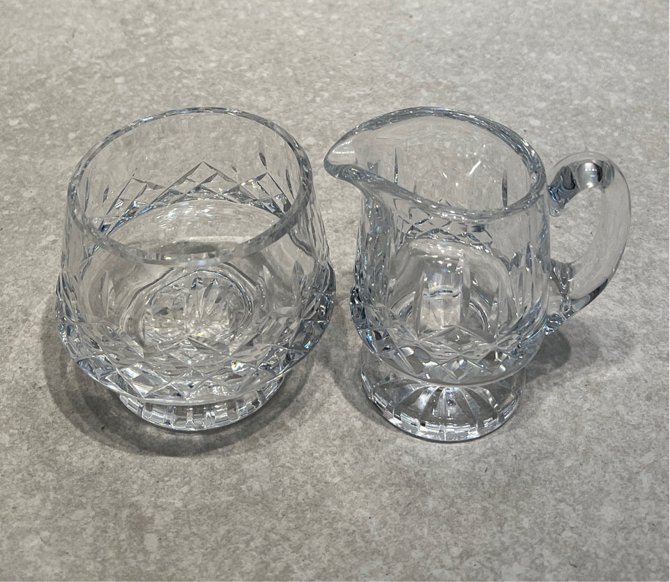 Waterford Sugar and Creamer