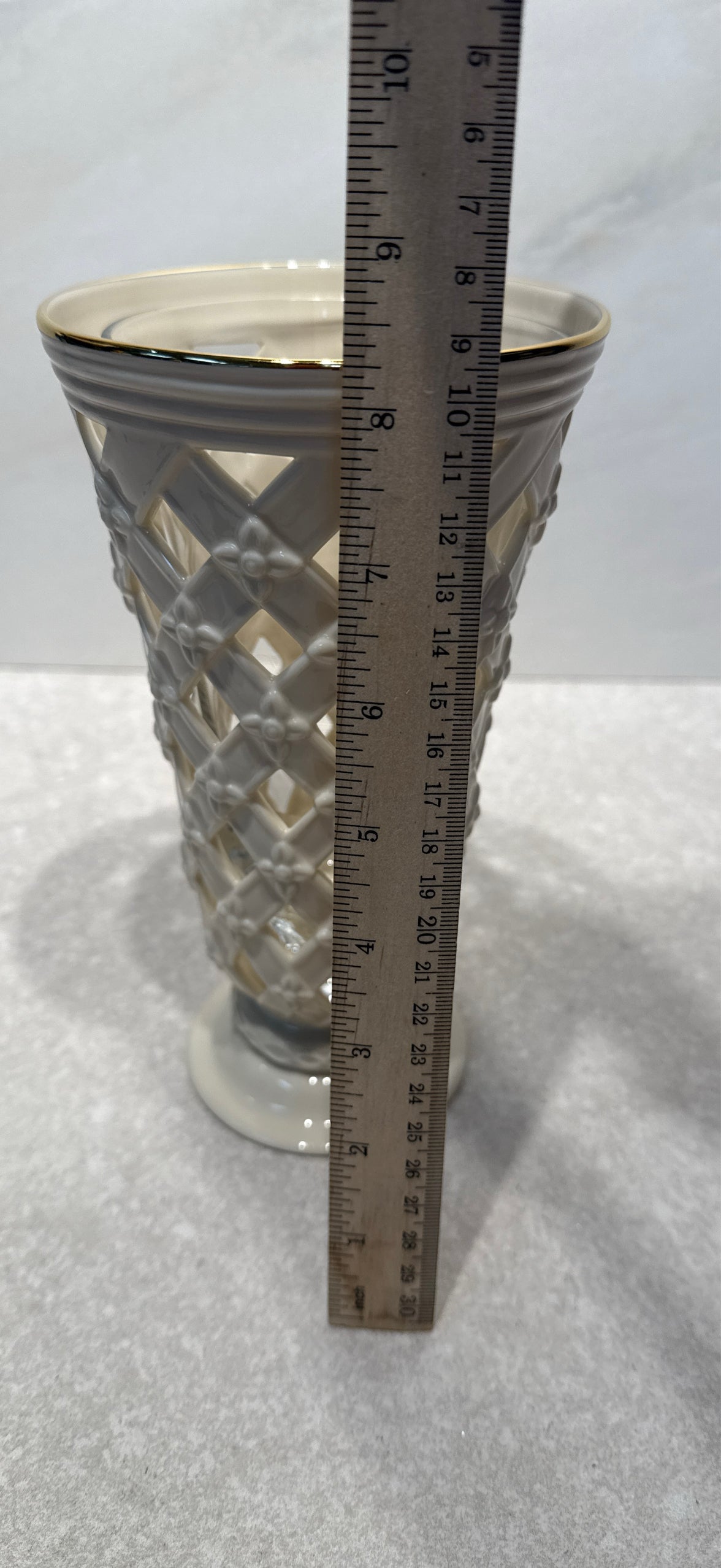 Lenox Pierced Lattice Vase
