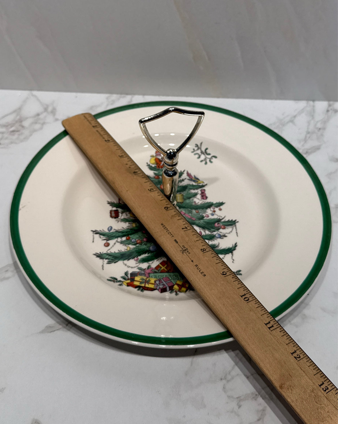 Spode Christmas Handled Plate