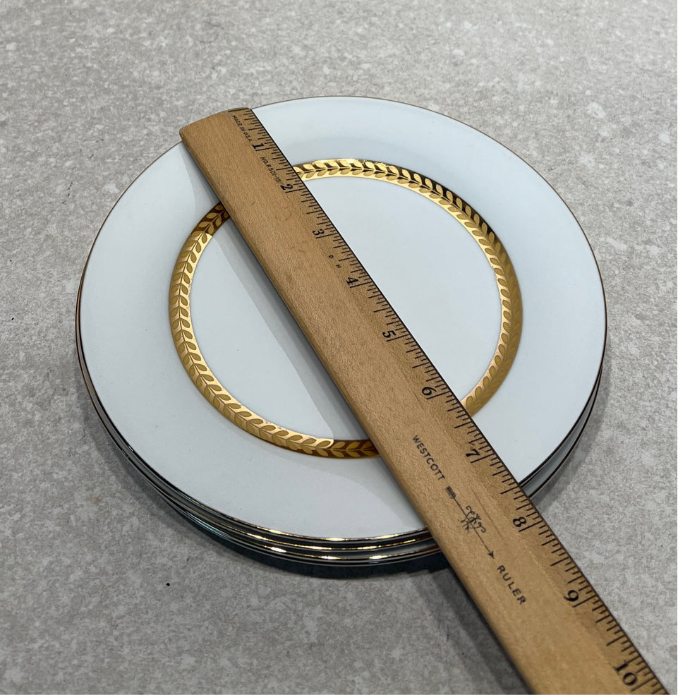 Set of 4 Imperial Gold Plates