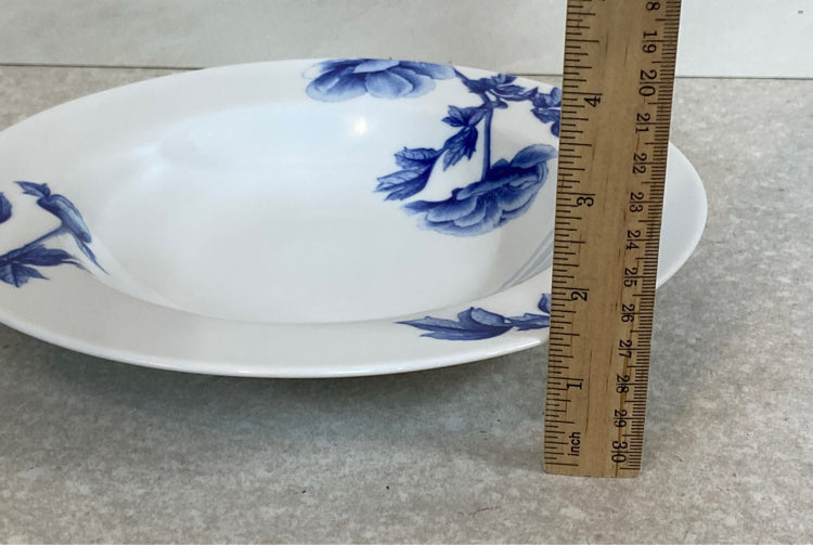 Pair of Blue Peony Bowls