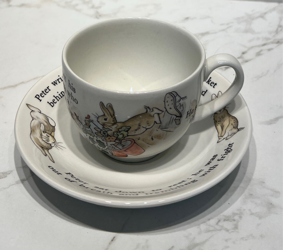 Peter Rabbit Cup And Saucer