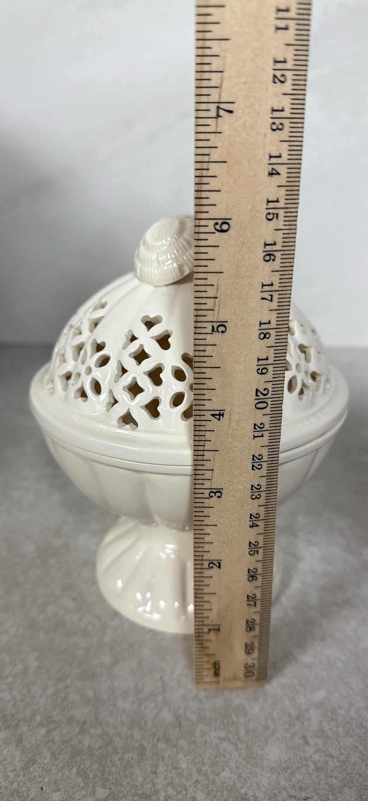 Royal Creamware Covered Bowl