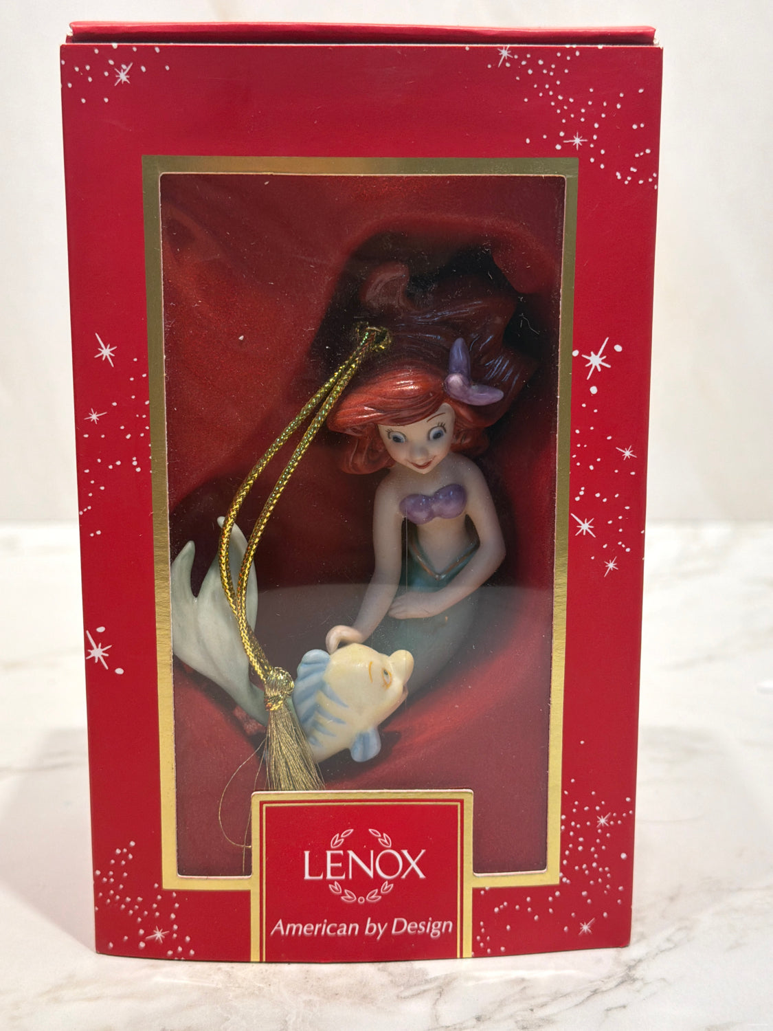Lenox Ariel's Bst Friend Ornament
