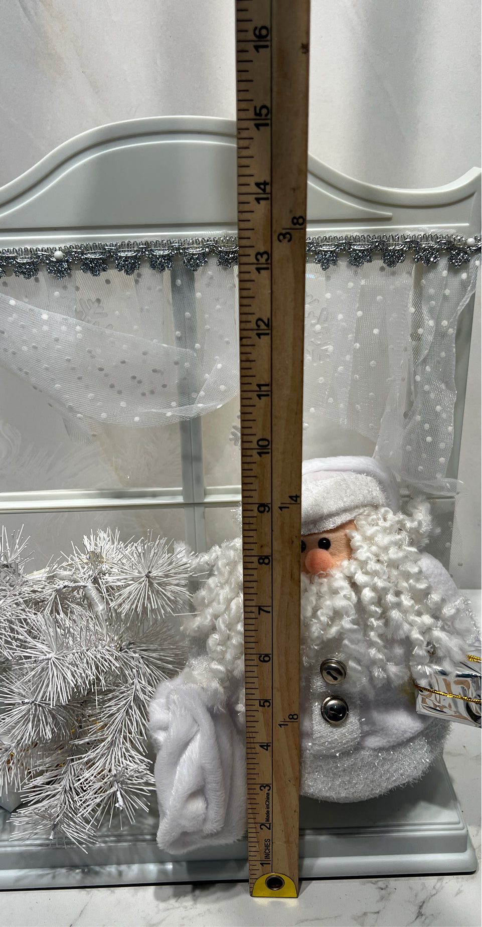 Santa In Front Of Window