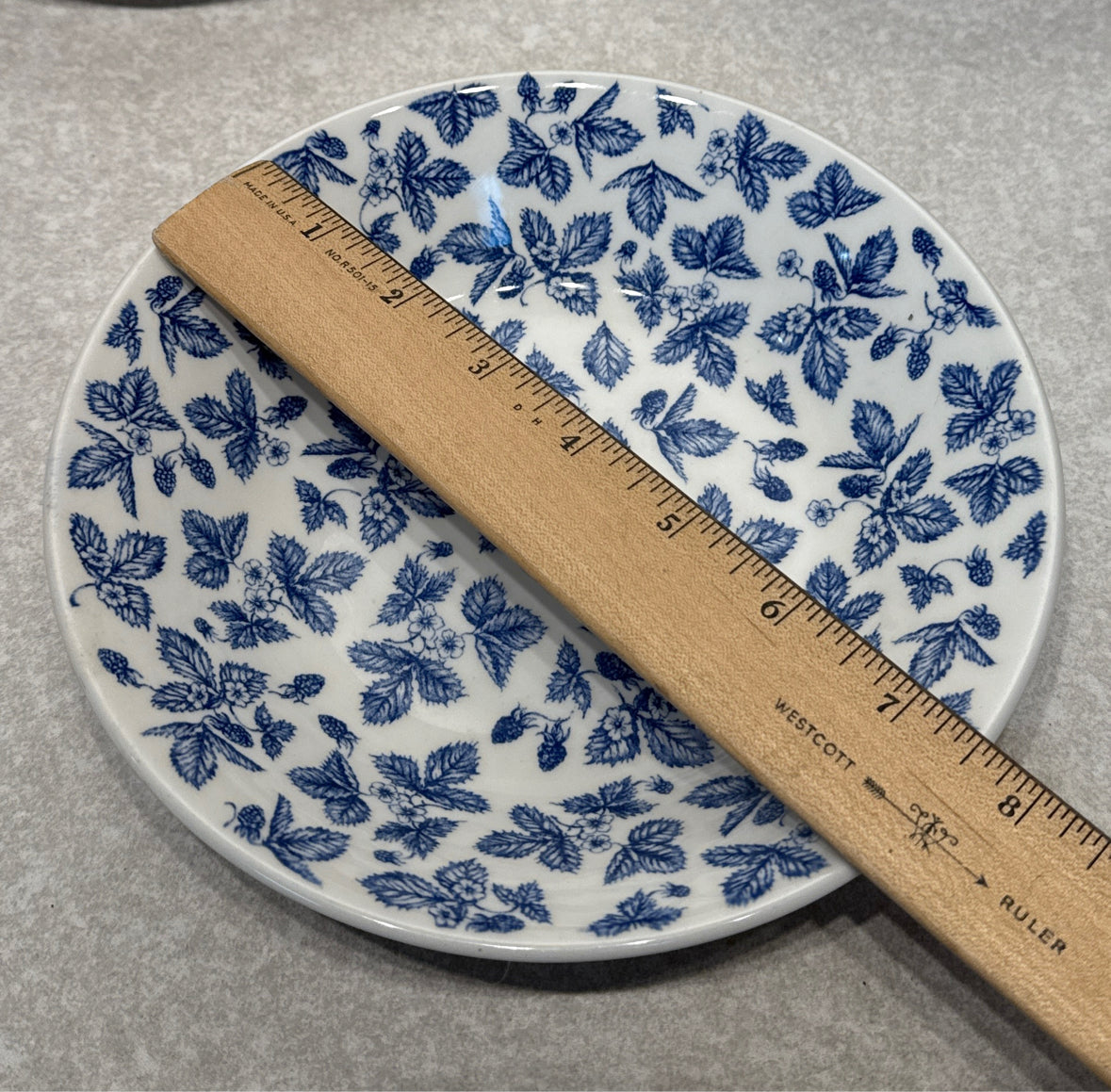 Set of 3 Blue Bramble Bowls