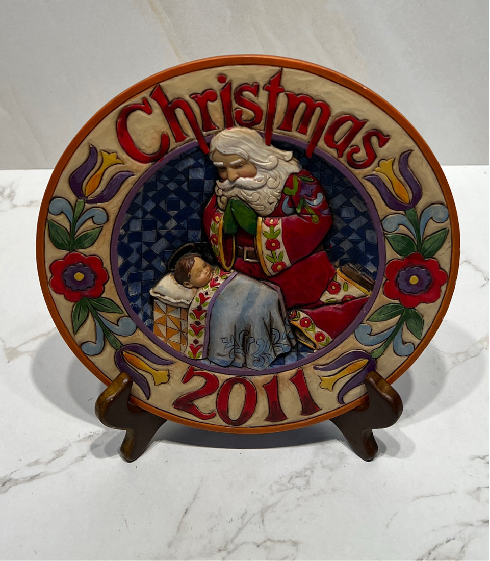 Jim Shore Christmas Plate