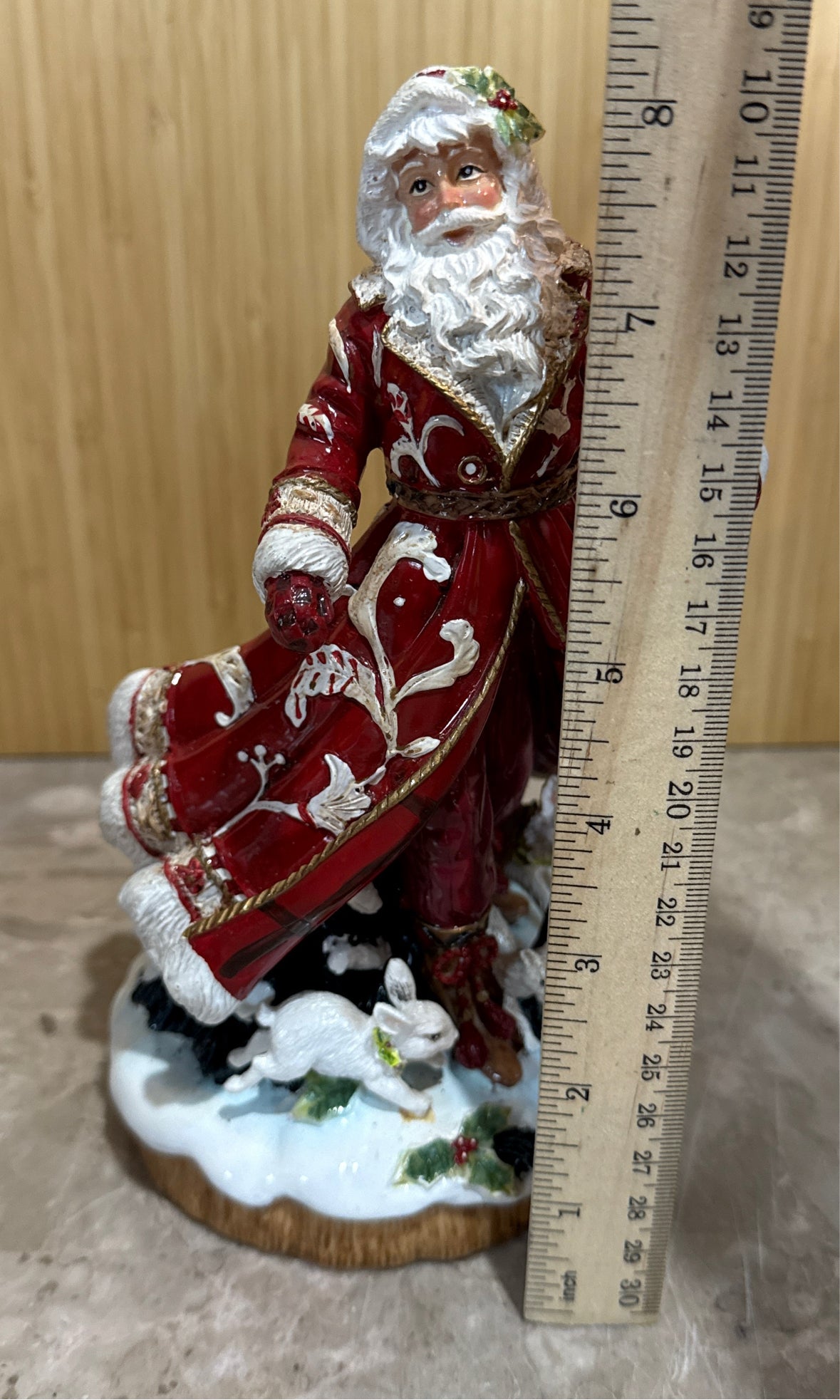 Fitz and Floyd Santa Music Box