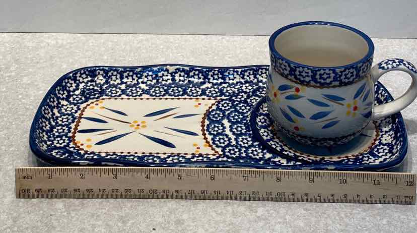 Tempations Soup and Sandwich Plate