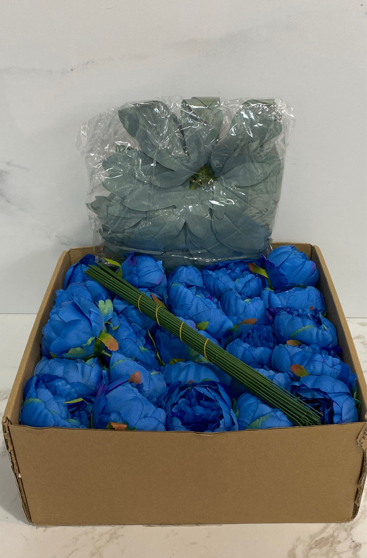 Box Of Artifical Peonies