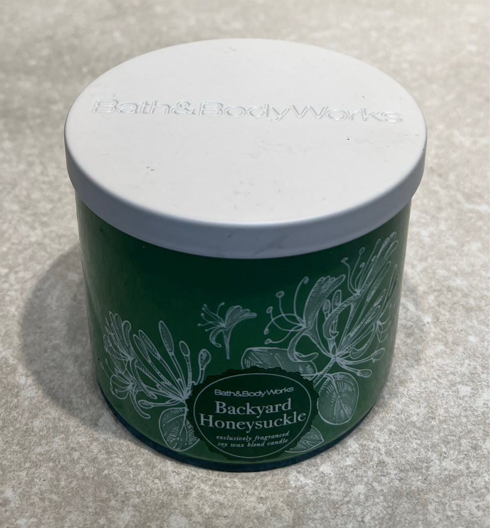 Bath & Body Words Candle - used
