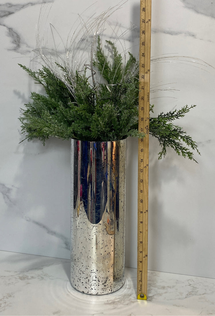 Vase with Artificial Decor
