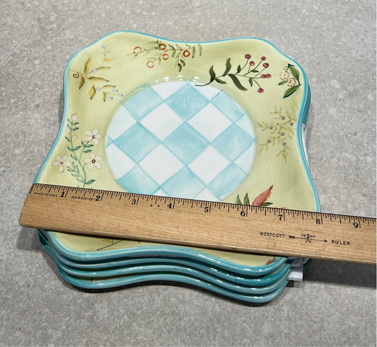 Set of 4 Plates