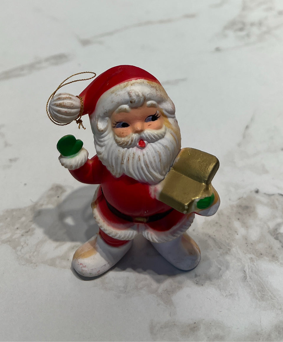 Vintage Santa Ornament
