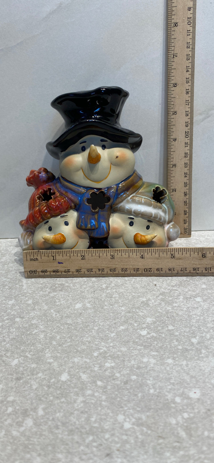 Snowman Candleholder