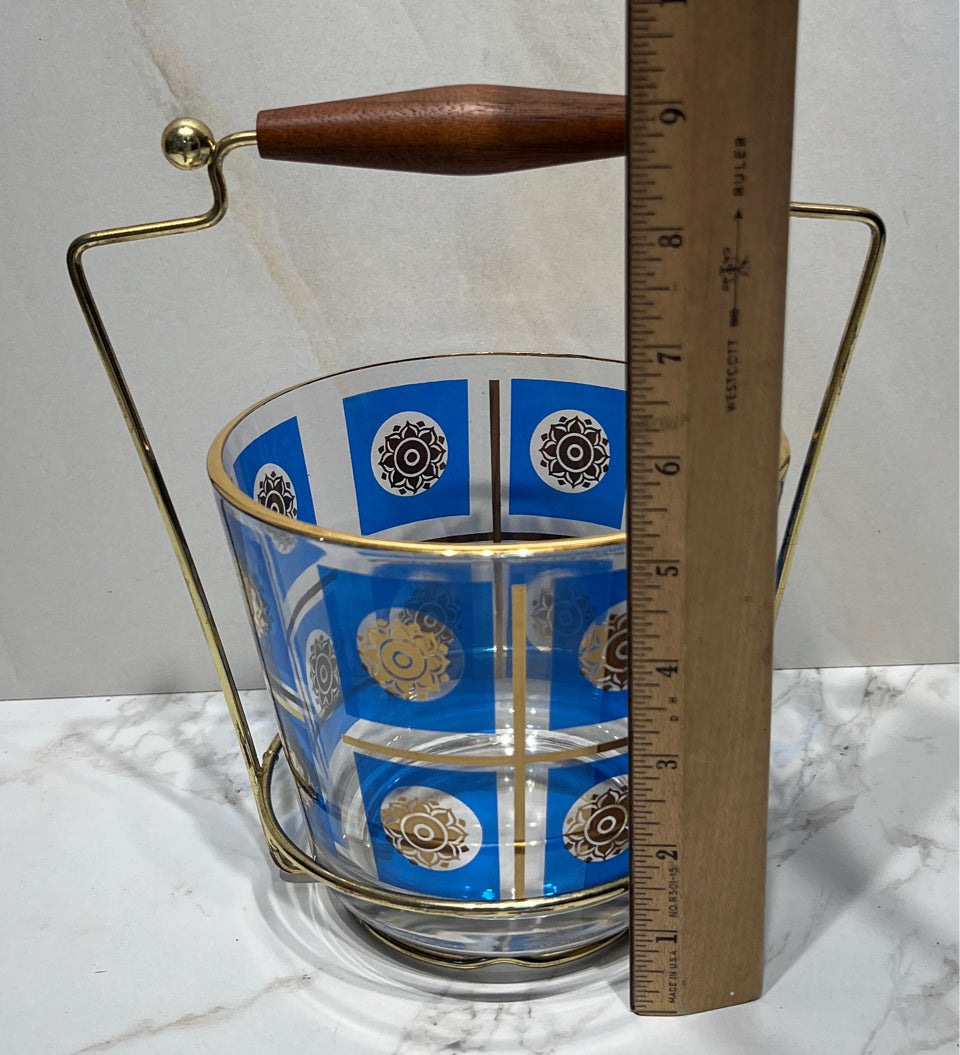 MCM Gold Medallion Ice Bucket